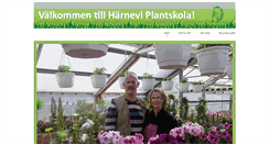 Desktop Screenshot of harneviplantskola.se